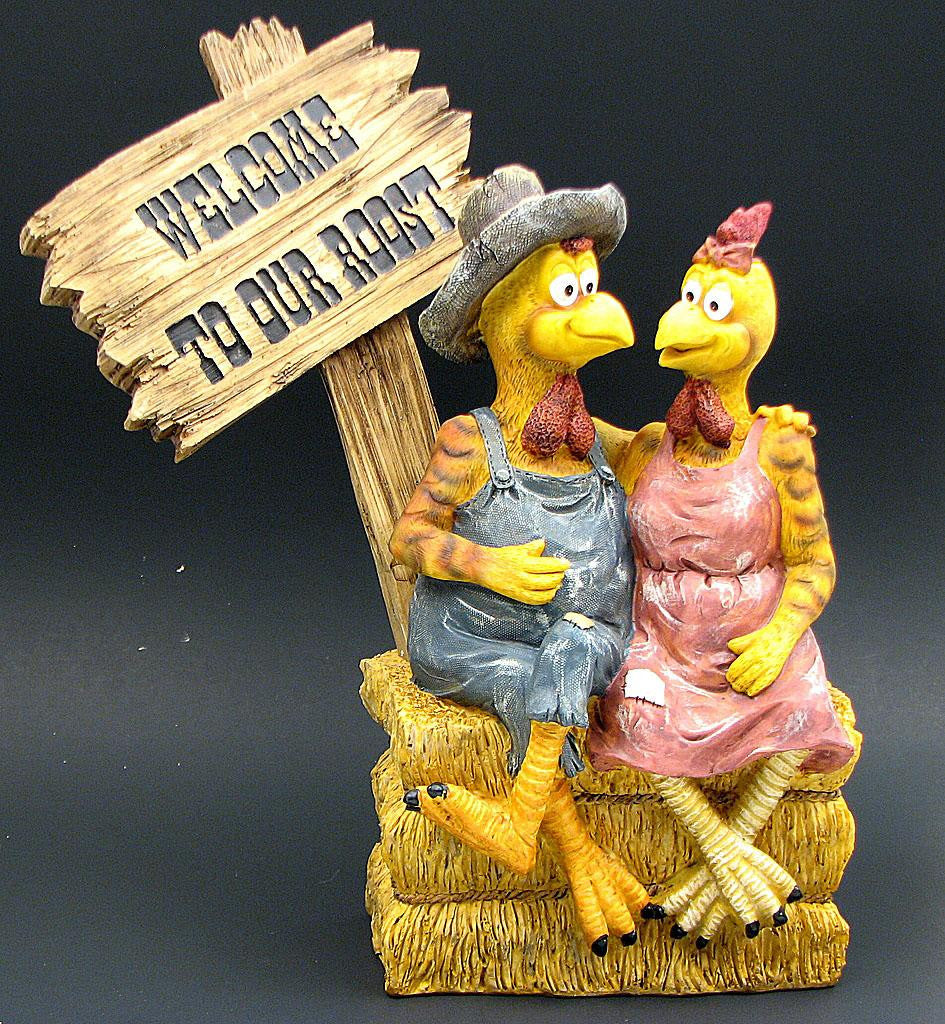 Chicken Couple Welcome