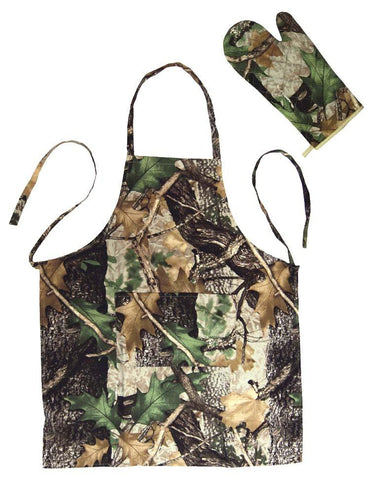 Camo Apron & Oven Mitt