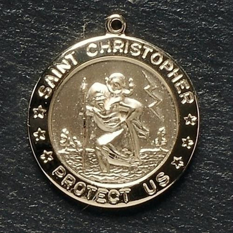 1"Gf St.Christopher Rnd Pend