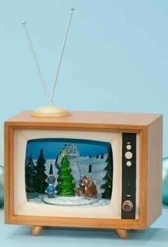 6.7" H Rudolph Tv Motion Displ
