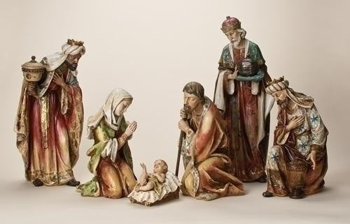6pc St 5"-29" Nativity Fig