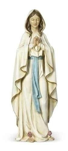 24" Our Lady Of Lourdes Figure
