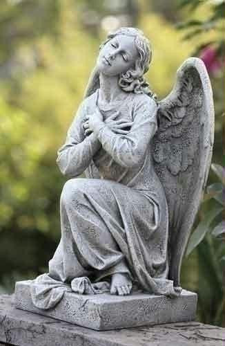 21.25"H Kneeling Praying Angel