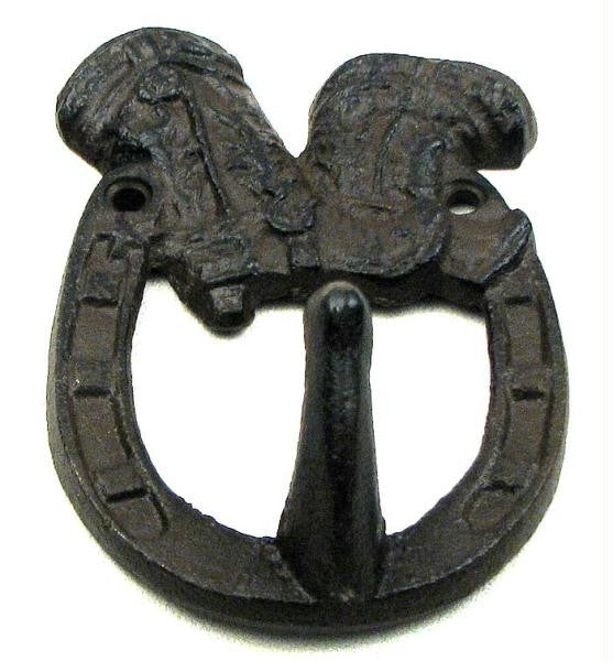 Cast Iron Boots Horseshoe Hook