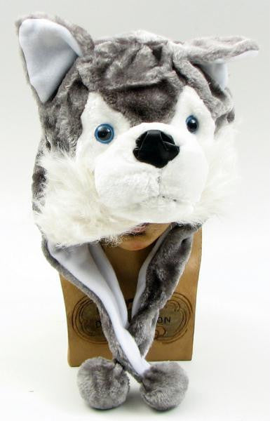 Kids Husky Plush Hat