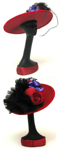 Red Hat Mannequin withHat black bow
