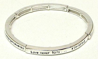 Stackable Stretch Bangle 1 Cor. 13:6