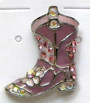 Pink Boot Pin