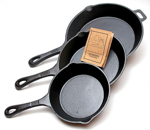 Old Mountain Skillet 3 PC