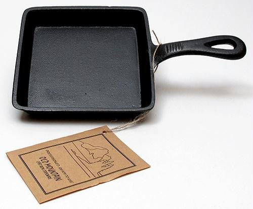 Old Mountain Cast Iron Preseasoned Square Skillet