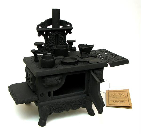 Old Mountain  Black Mini Wood Cook Stove