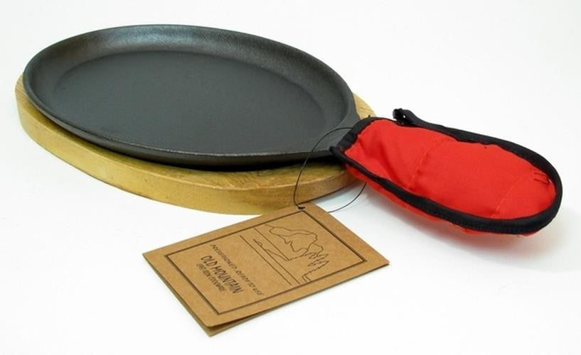 Old Mountain Cast Iron Preseasoned Fajita Set