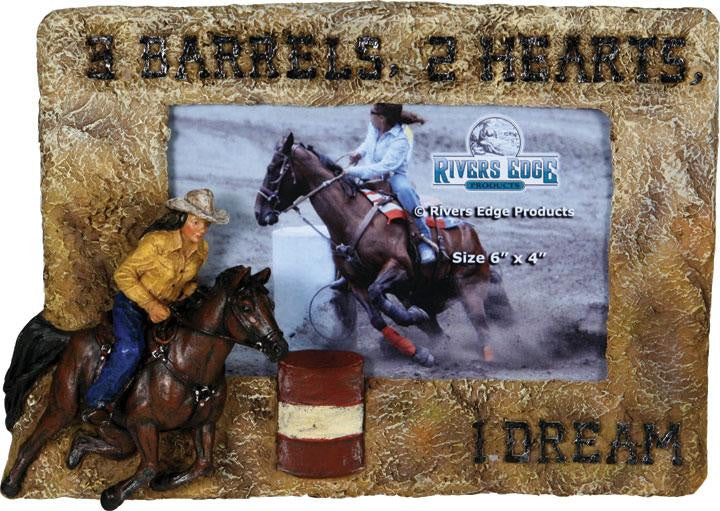 Barrel Racer Picture Frame