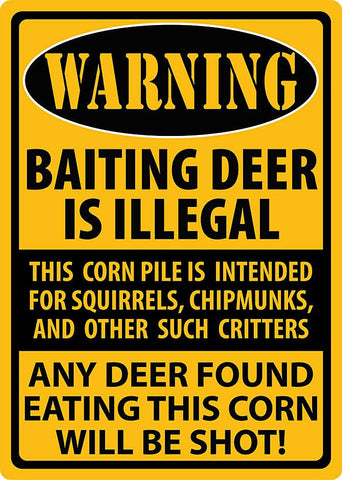Warning Baiting Deer