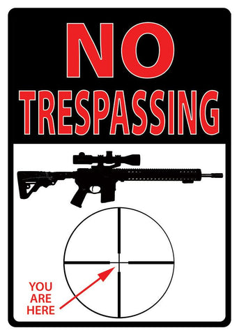 No Trespassing  "You Are Here"