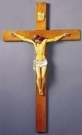 40"Fontanini Woodtone Crucifix