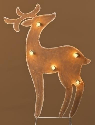 37" Ltd Metal Deer Yardart