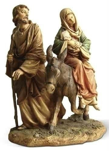 9" Flight Into Egypt Fig Set of 2