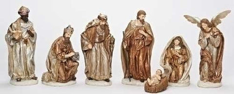 7pc St 12" Nativity Figures