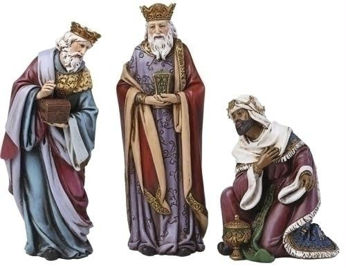 3pc St 6" 3-Kings For Nativity Set of 2