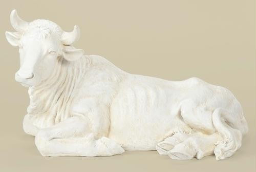 39" Scale Ivory Ox Figure