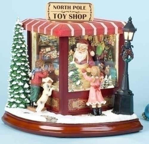 8" Santas North Pole Toy Shop