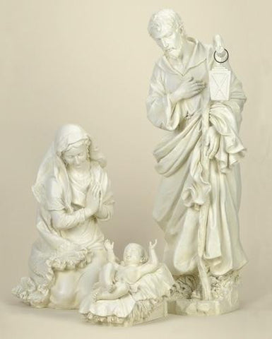 3pc St 38" Holy Family Ivory