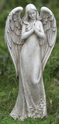 14.5" Praying  Angel Fig Set of 2