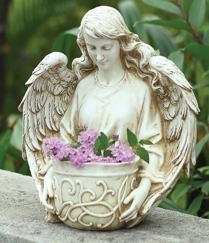 12.5h Angel Bust Planter Set of 2