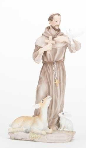 8.5"H St Francis Figure Set of 2