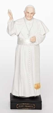 10.75"H Pope Francis Figure Set of 2