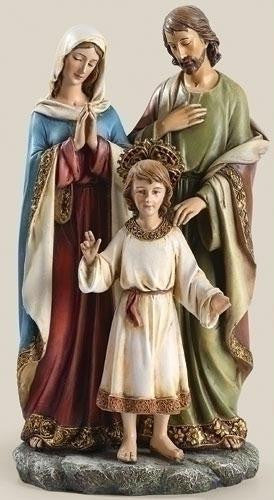 9.75 " Holy Family With Child Set of 2