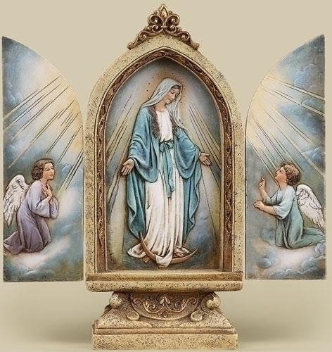 Our Lady Of Grace Triptych Set of 2