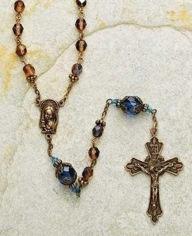 Byzantine Rosry 2pc St Blue- Set of 2