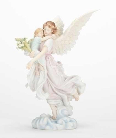 10.75"H Angel With Child