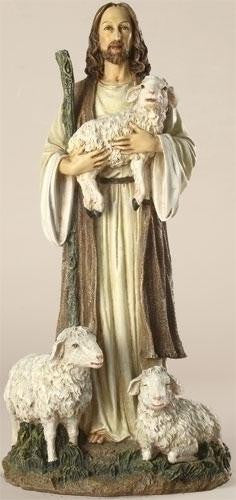 12" Good Shepherd Figure Set of 2