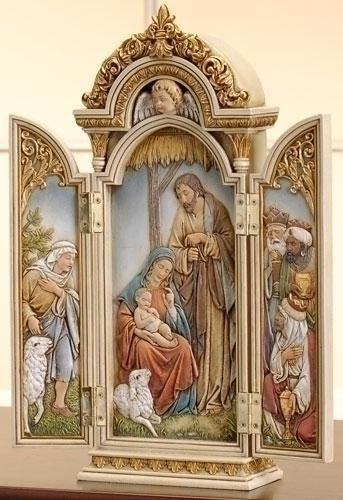 12.75" Nativity Triptych Set of 2