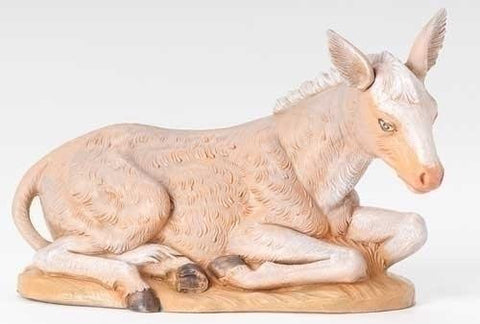 12" Seated Donkey Nativity