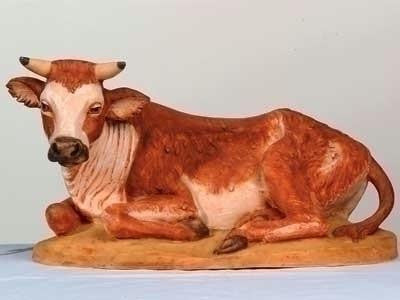 27" Seated Ox Nativity Fig