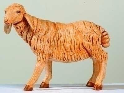 18" Standing Sheep Fig (Brown)