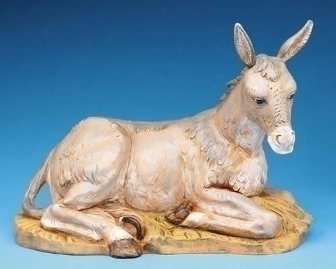 18" Seated Donkey Figure