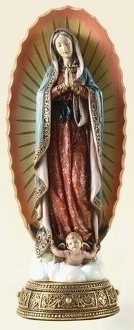 10.75" Our Lady Of Guadalupe Set of 2