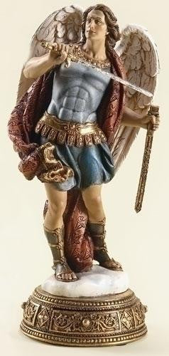 10.25" St. Michael Figure Set of 2