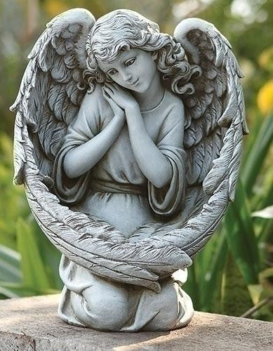 13"H Angel W-Bird Feeder Wings