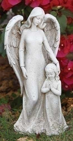 14.5"H Contempo Angel W- Child Set of 2