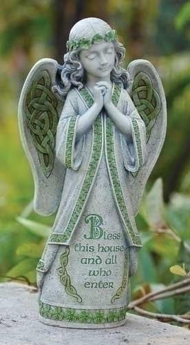 14.5"H Garden Irish Angel Set of 2