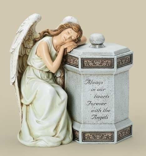 11.75"H  Angel Memorial Box