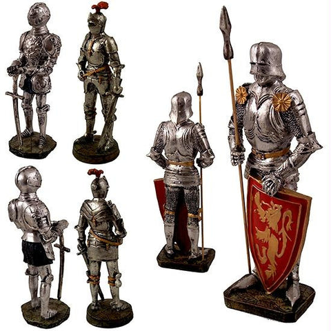 Knights W Suits of Medieval Roman Armor Set of 3