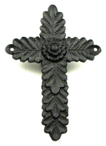 Antiqued Rust Cast Iron Cross
