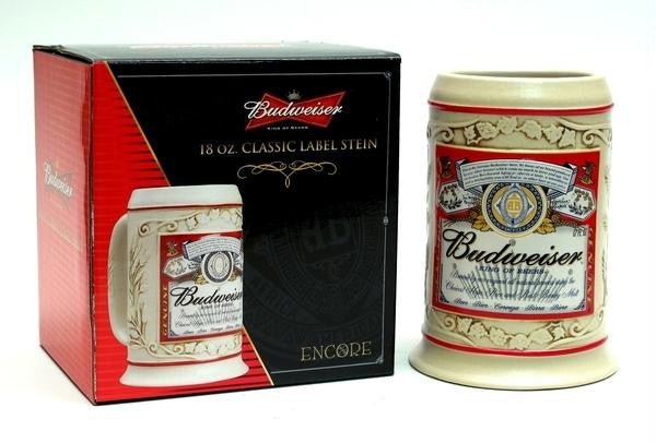 Budweiser 18oz Stein